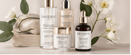 Produits Sothys dans une ambiance claire et haut de gamme